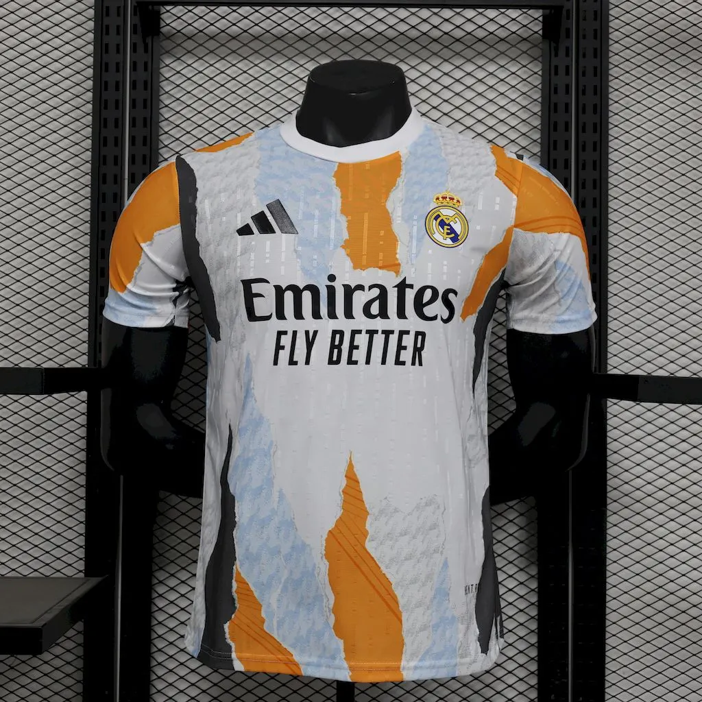 2025/2026 Player Version Real Madrid Pre-match training uniforms Football Jersey 1:1 Thai quality