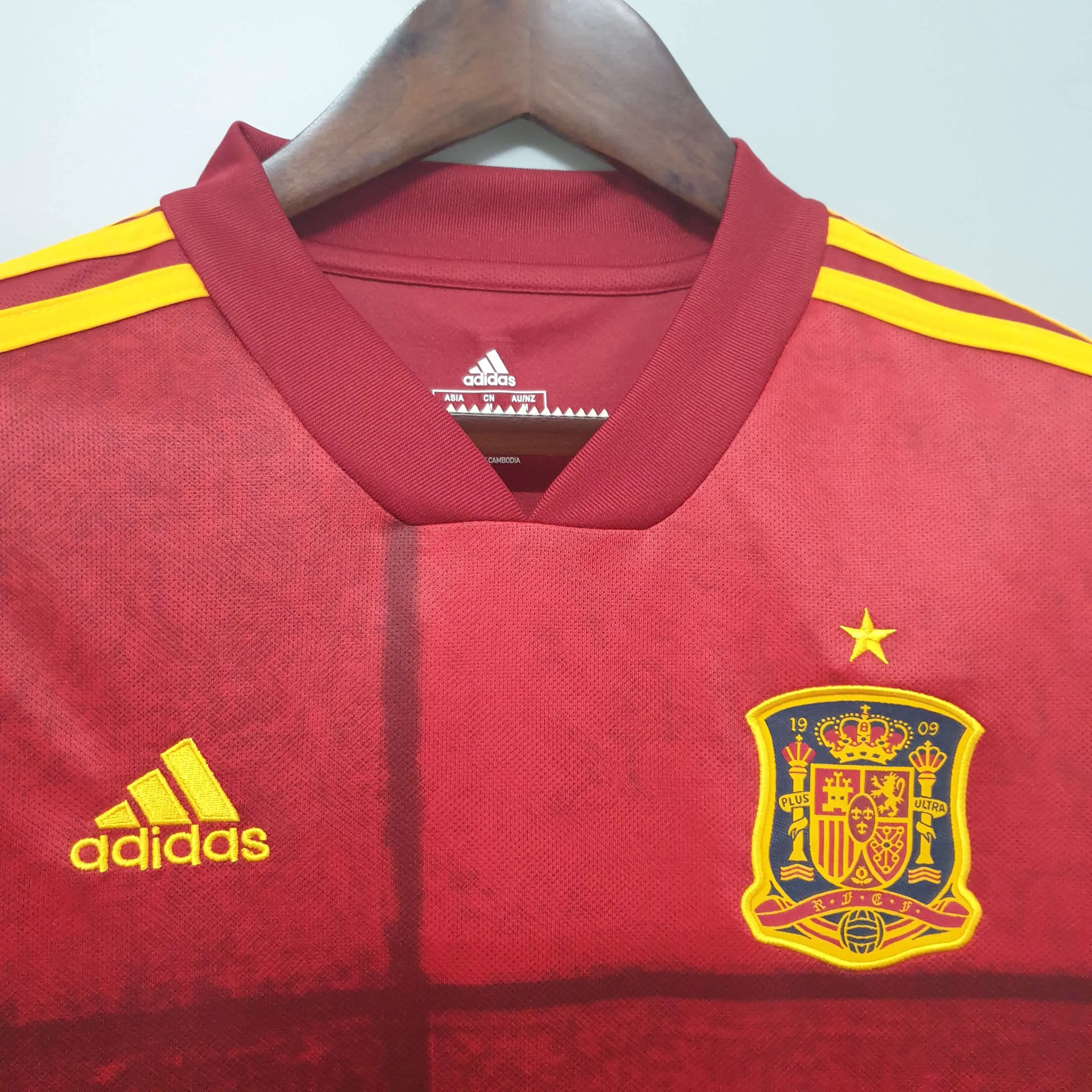 Voetbal Shirt Spanje 2020 Rood Thuis - Afbeelding 3