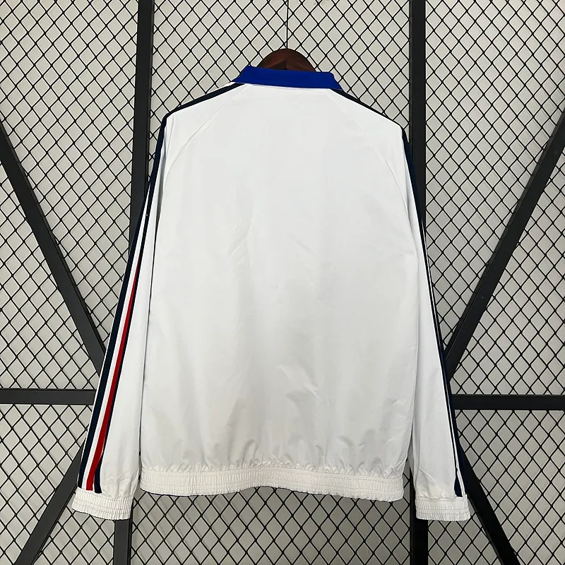2024 France (White-Blue) Reversible Windbreaker Soccer Jersey 1:1 Thai Quality - Image 8