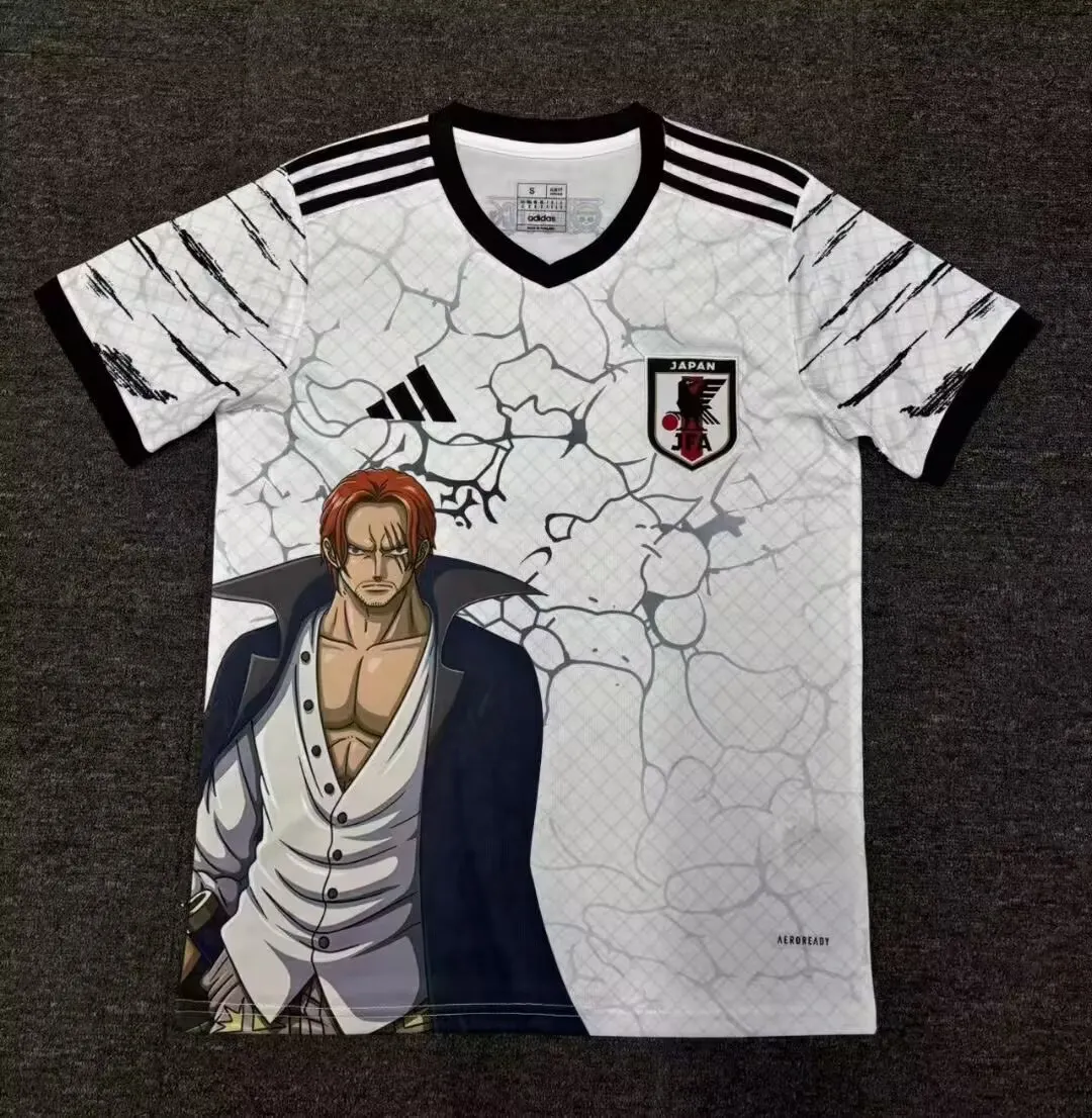 2024/2025 Japan One Piece Redhead Shanks Fußballtrikot 1:1 Thai-Qualität