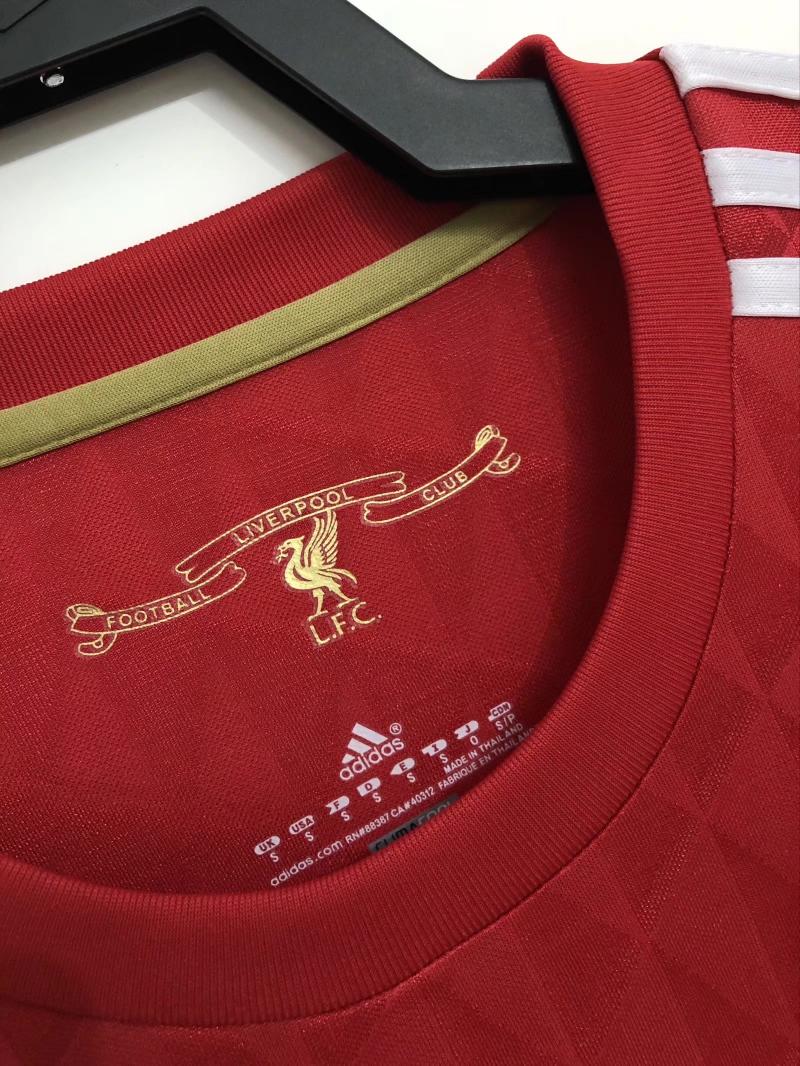 2010/2011 Retro Liverpool FC Casa Maglia da calcio Manica lunga 1:1 Qualità thai - immagine 3