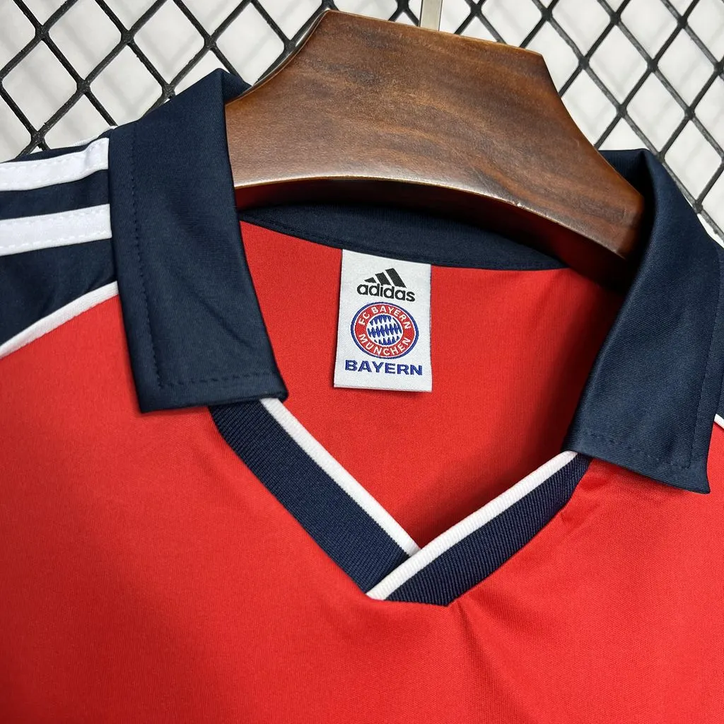 2000/2001 Retro Bayern Munich Heim Fußballtrikot 1:1 Thai-Qualität – Bild 4