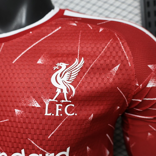 2026/2027 Manga larga Versión jugador Liverpool Local Camiseta de fútbol Calidad tailandesa 1:1 - Imagen 6