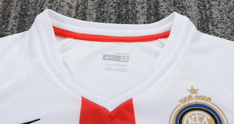 2007/2008 Retro Inter Milan Wyjazdowa Koszulka piłkarska Jakość tajska 1:1 Rozmiar dziecięcy - obrazek 3