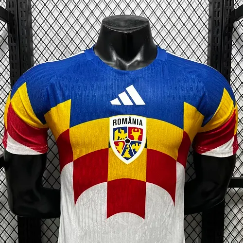 2026 Spelersversie Roemenië Speciale editie 01 Voetbalshirt 1:1 Thaise kwaliteit - Afbeelding 5
