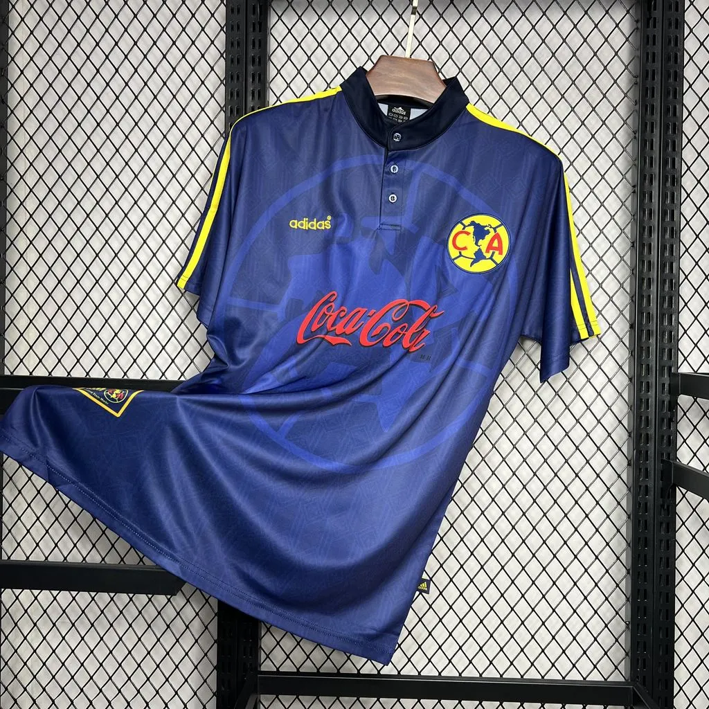 1998/1999 Retro CF América White Corteiz Jersey 1:1 Thai Quality - Image 3