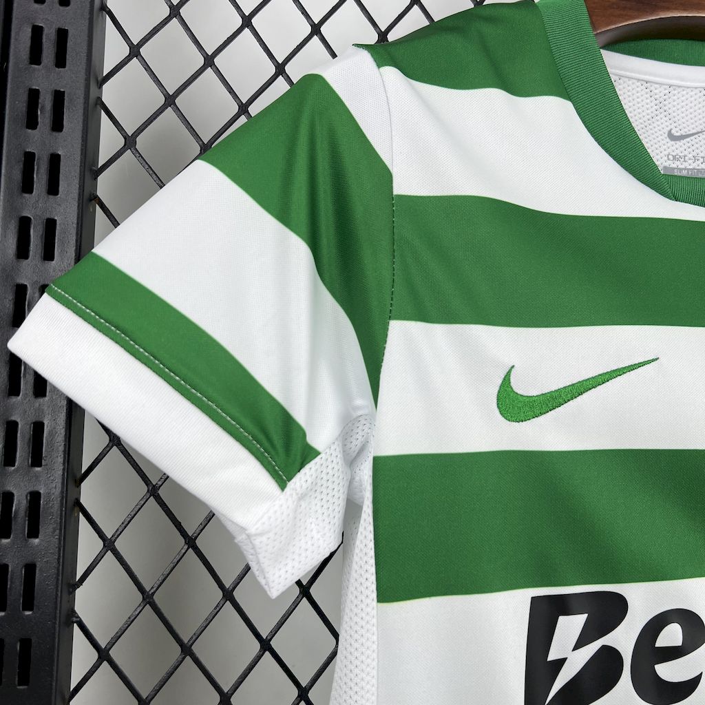 2025/2026 Sporting Lisbon Home Football Jersey Shirt 1:1 Thai Quality Kids Size - Image 4