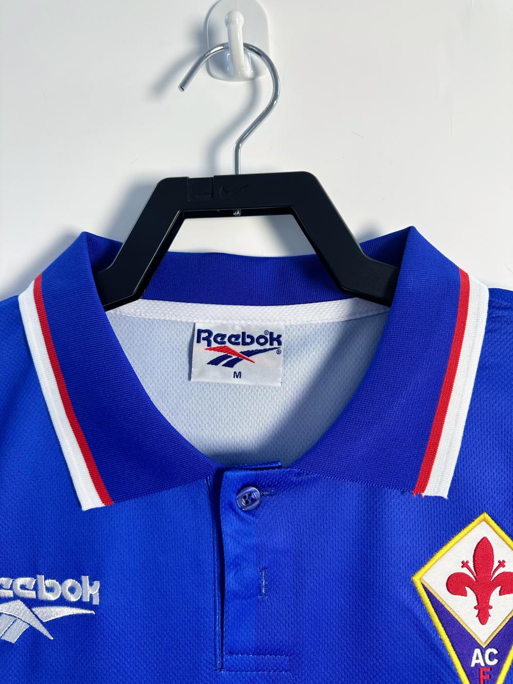 1995/1996 Retrô Fiorentina Casa Camisa de futebol Qualidade tailandesa 1:1 - Image 3