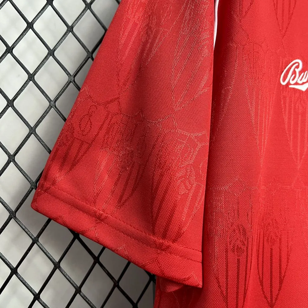 1991/1992 Retrô Sevilla Fora Camisa de futebol Qualidade tailandesa 1:1 - Image 6