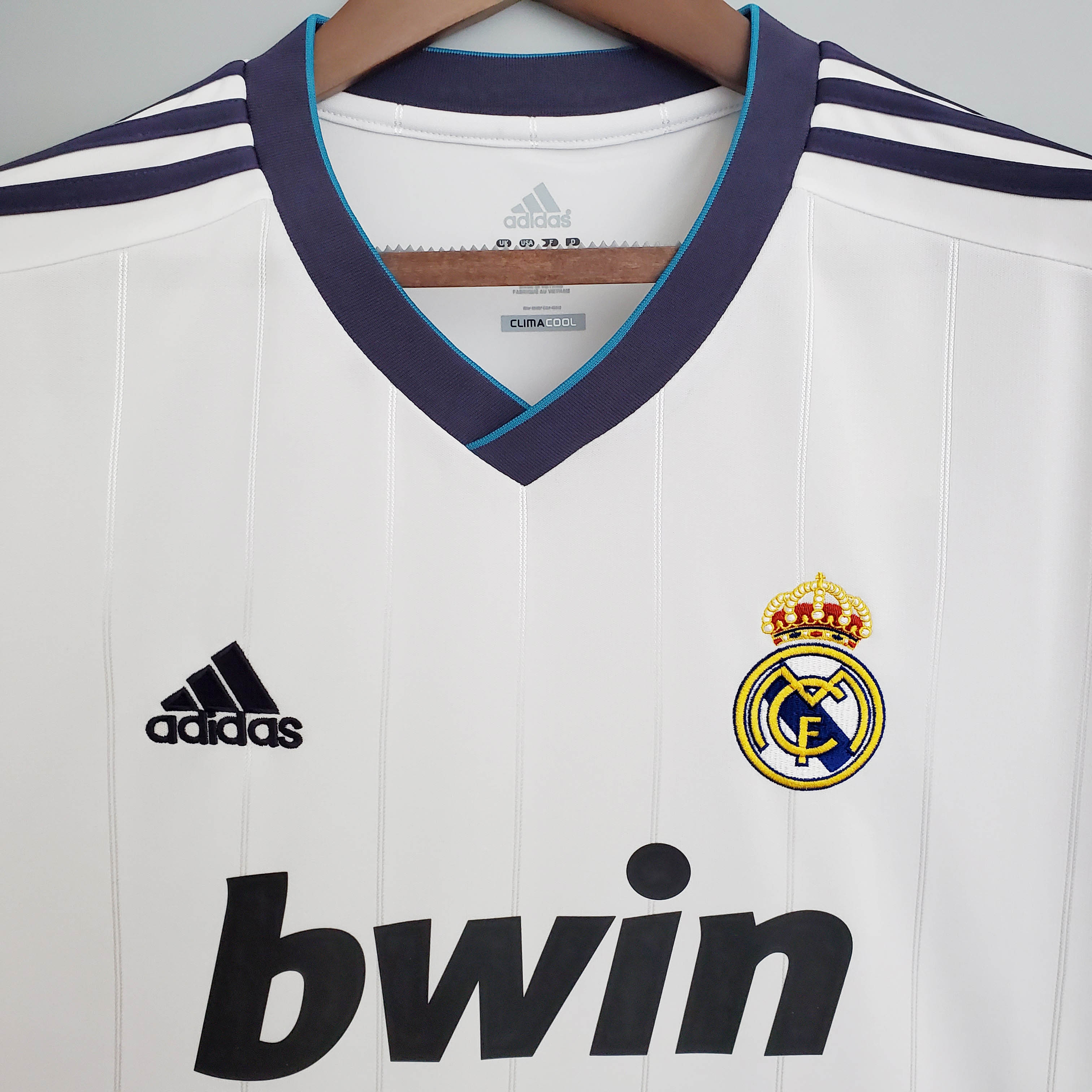 2012/2013 Retro Real Madrid Thuis - Afbeelding 3