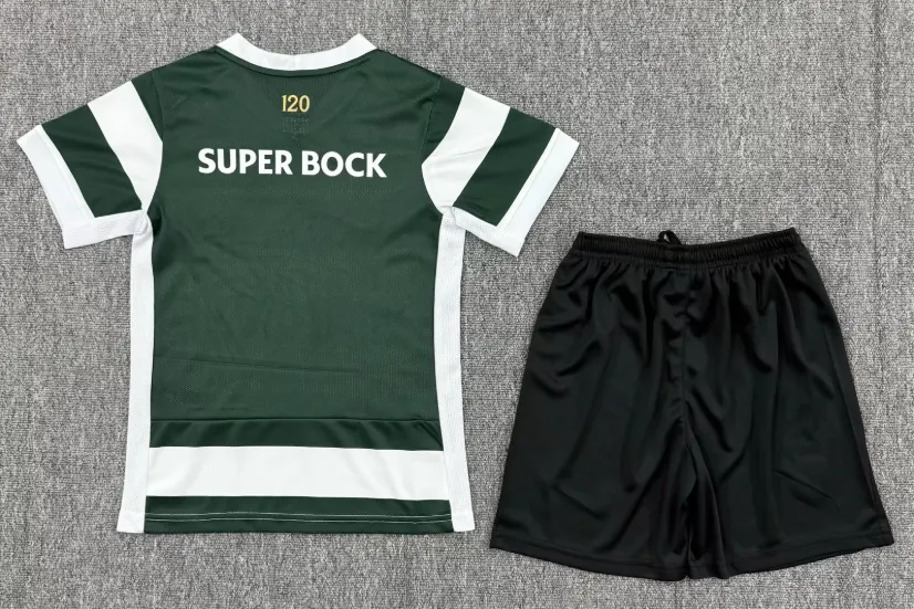 2026/2027 Sporting Lisbon Casa Maglia da calcio Maglia Qualità thai 1:1 Taglia bambino - immagine 2