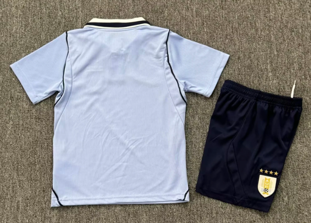 2026 Uruguay Nazionale Casa Maglia da calcio Qualità thai 1:1 Taglia bambino - immagine 2