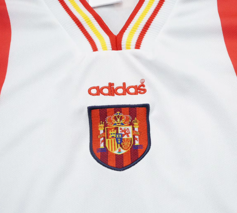 1996 Rétro Espagne Troisième Extérieur Maillot de football Qualité thaï 1:1 Taille enfant – Image 4