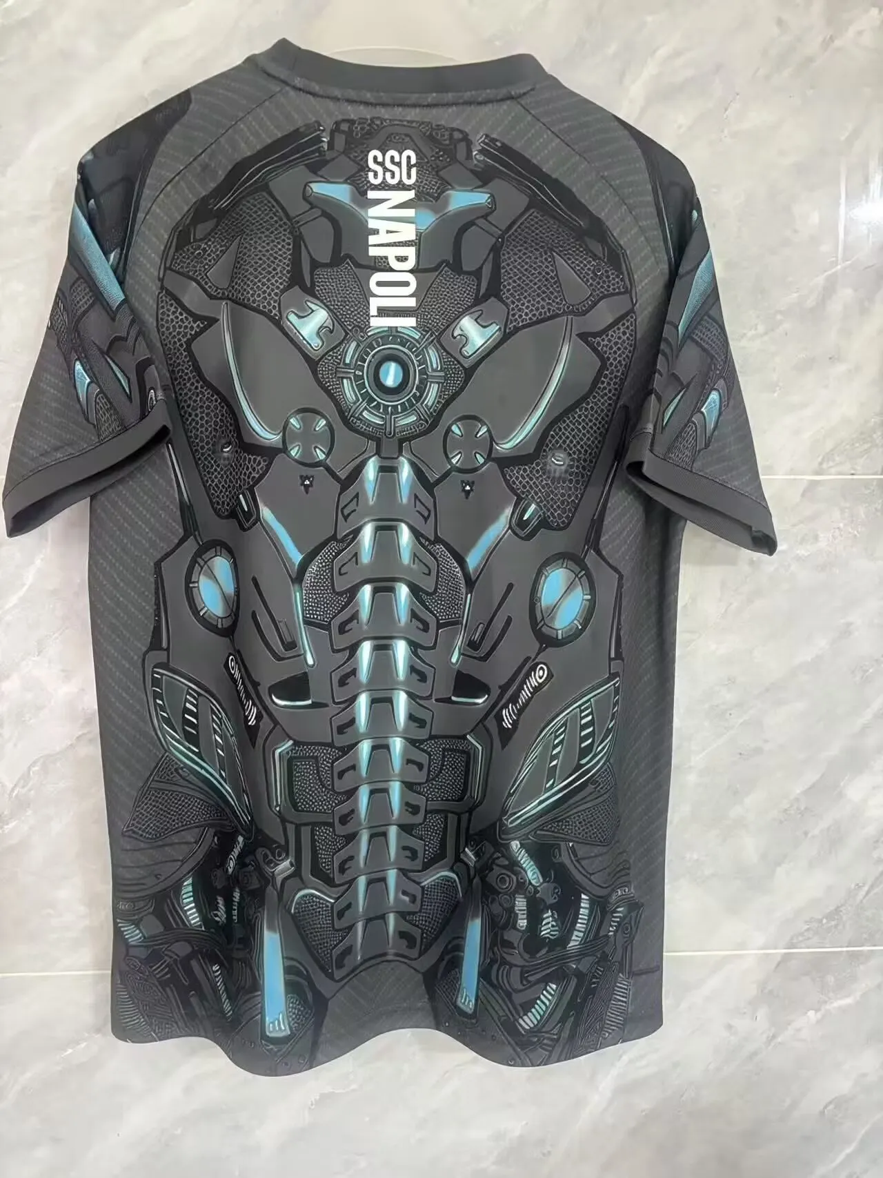 2025/2026 Napoli Trainingspak Grijs Voetbalshirt 1:1 Thaise kwaliteit - Afbeelding 2