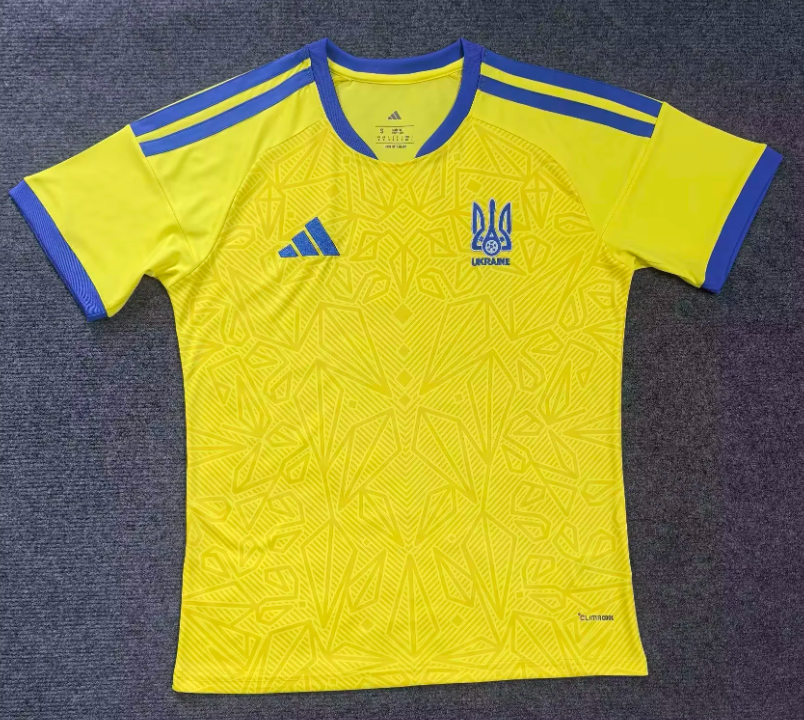 2026-2027 Oekraïne Nationaal elftal Thuis Voetbalshirt 1:1 Thaise kwaliteit