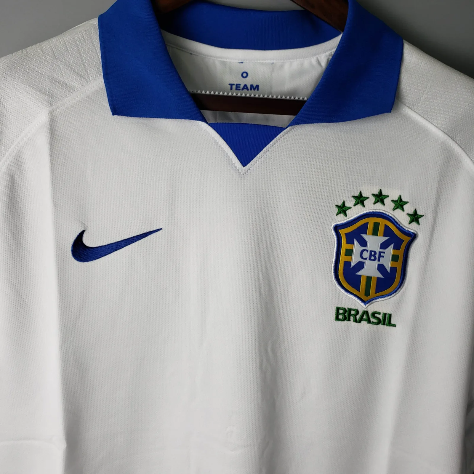 2019 Brazilië Voetbalshirt Uit - Afbeelding 4