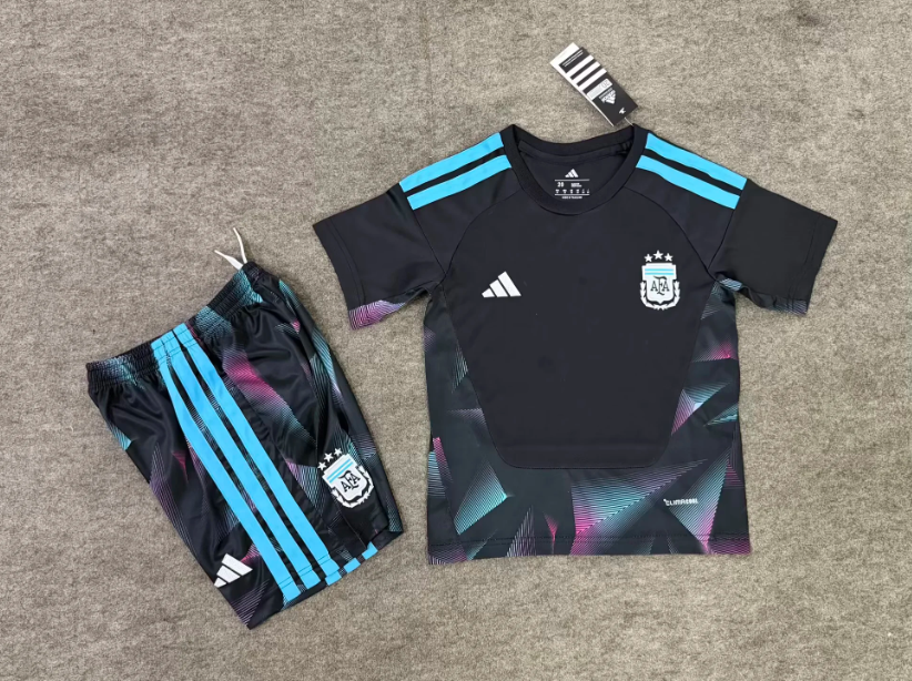 2026-2027 Argentine Gardien Maillot de football Qualité thaï 1:1 Taille enfant