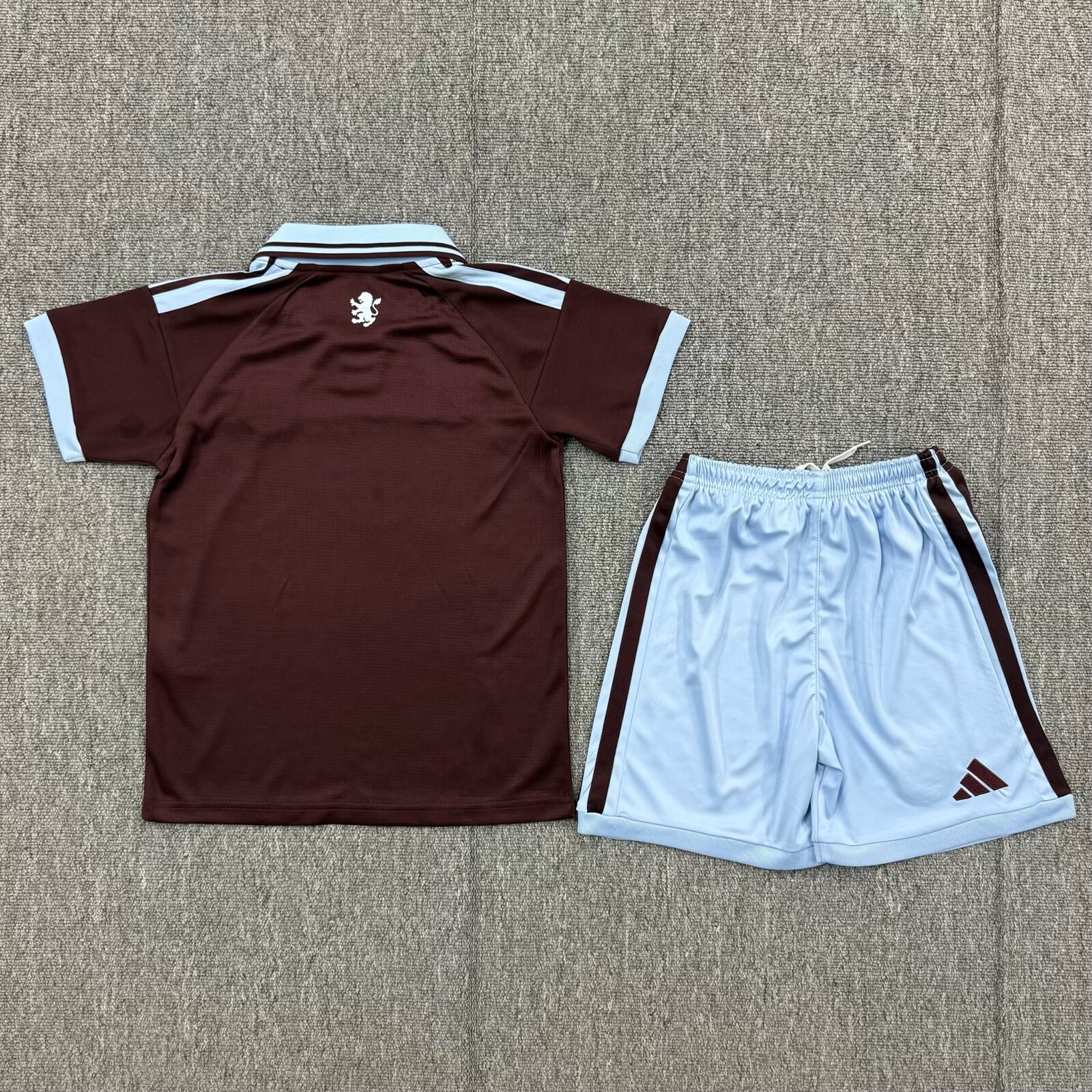 2026-2027 Aston Villa Домашняя Футбольная футболка Футболка Тайское качество 1:1 Детский размер — изображение 2