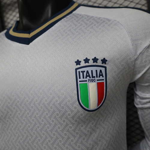 2026 Langarm Spielerversion Italien Auswärts Fußballtrikot 1:1 Thai-Qualität – Bild 5