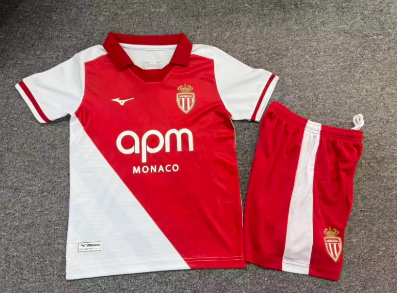 2026/2027 AS Monaco Heim Fußballtrikot 1:1 Thai-Qualität Kindergröße