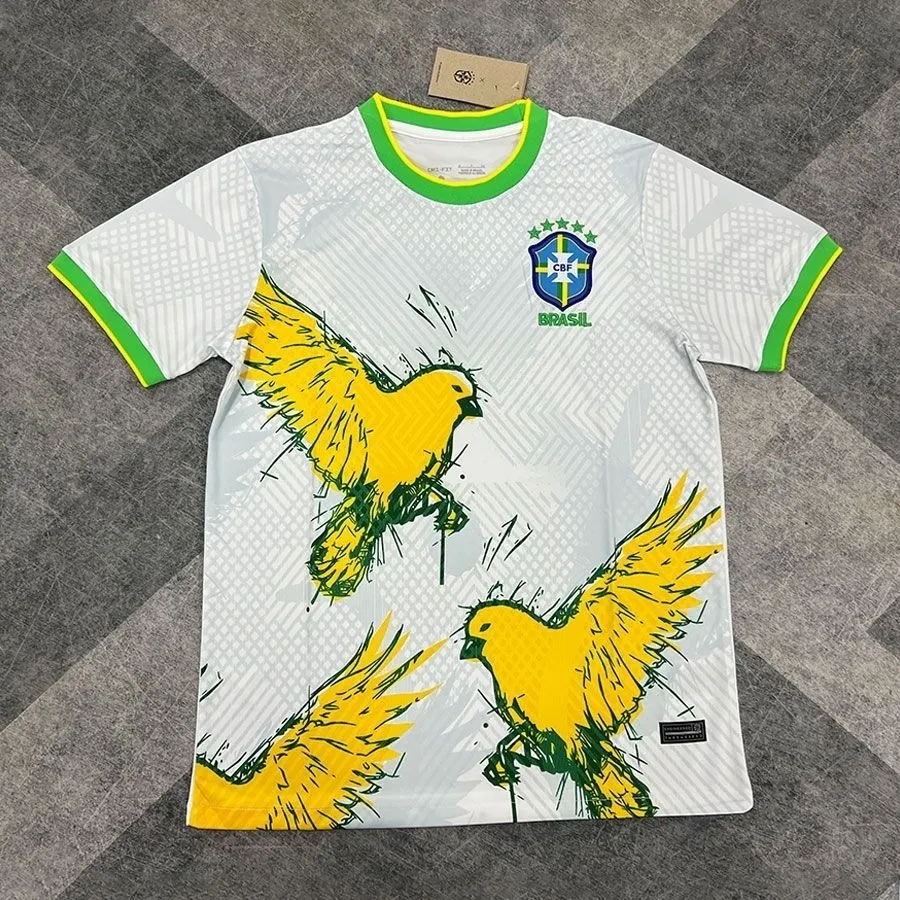 2025/2026 Brasil Sacred bird Branco Camisa de futebol Qualidade tailandesa 1:1