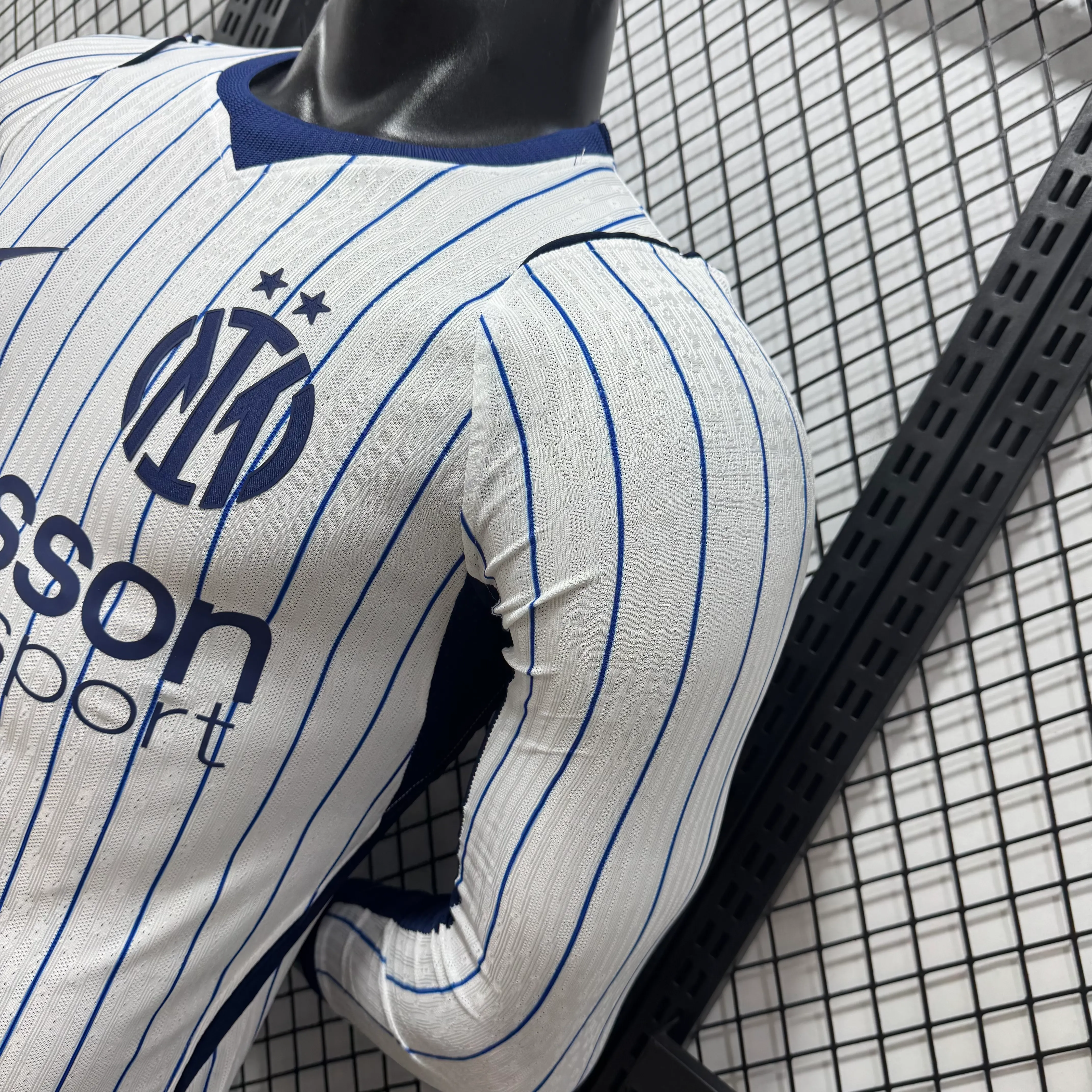 2026/2027 Uzun kollar Oyuncu versiyonu Inter Milan Deplasman Futbol forması1:1 Tayland kalitesi - Görsel 9