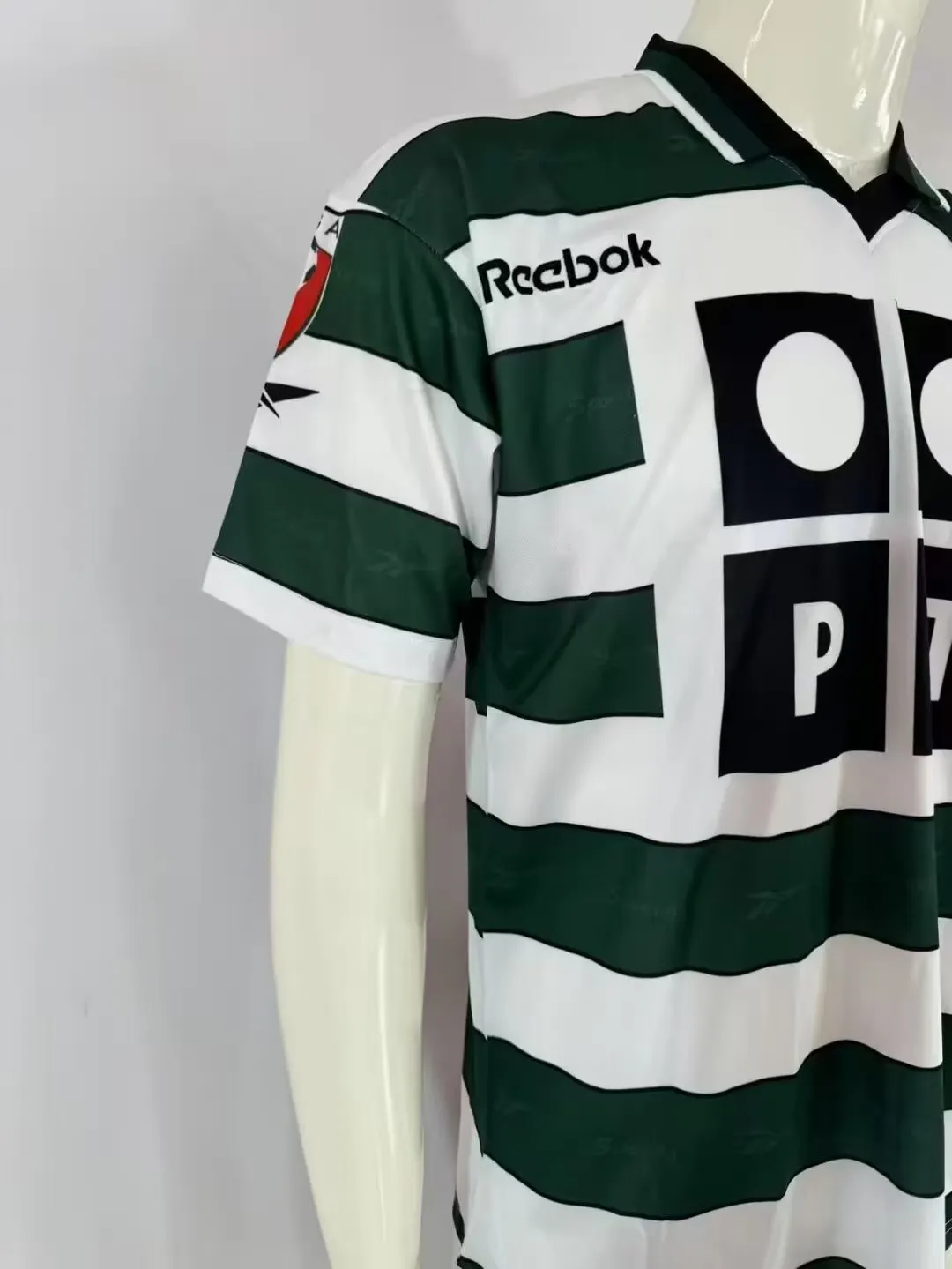 2000/2001 Retro Sporting Lisbon Heim Fußballtrikot 1:1 Thai-Qualität – Bild 4