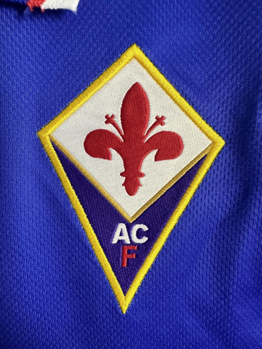 1995/1996 Retrô Fiorentina Casa Camisa de futebol Qualidade tailandesa 1:1 - Image 4