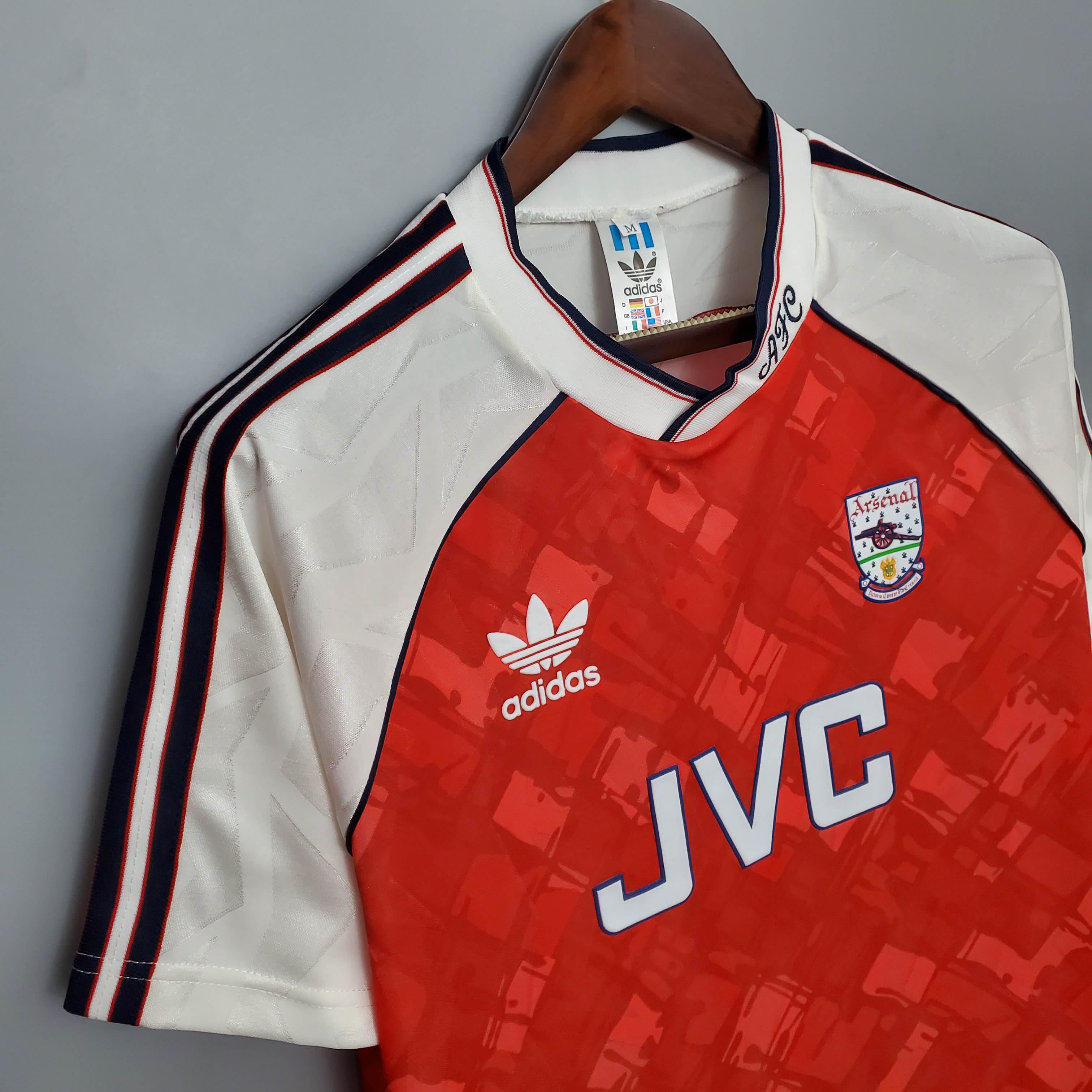 1990/1992 Retro Arsenal İç saha Futbol forması 1:1 Tayland kalitesi - Görsel 6