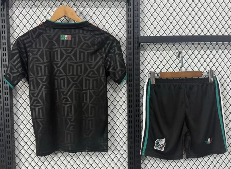 2026 México Terceira Fora Camisa de futebol Qualidade tailandesa 1:1 Tamanho infantil - Image 2