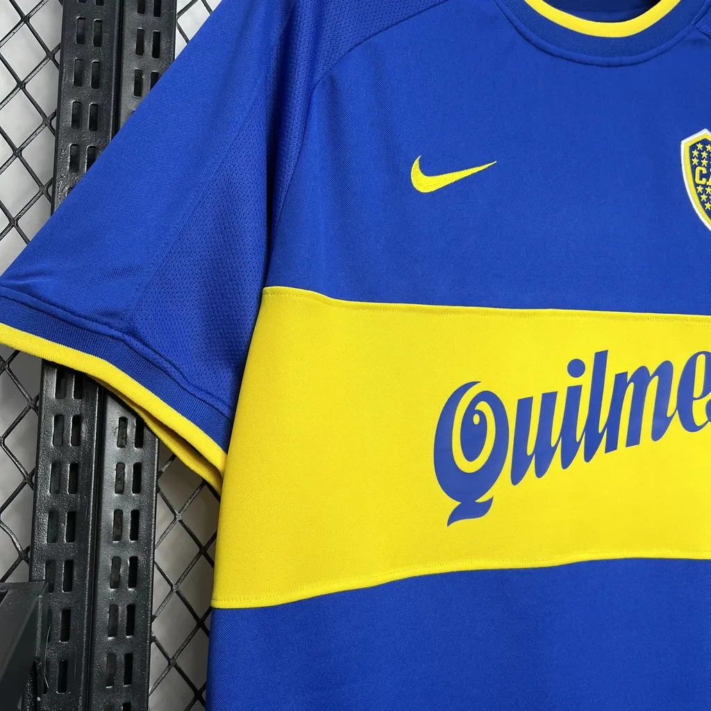 2000/2001 Retro Boca Juniors Thuis Voetbalshirt 1:1 Thaise kwaliteit - Afbeelding 5