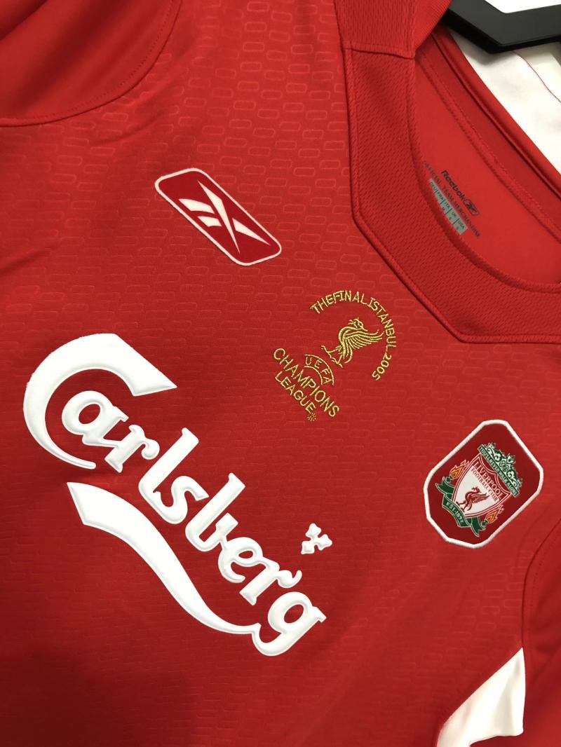 2004/2005 Retrô Liverpool Casa Camisa de futebol Qualidade tailandesa 1:1 - Image 3