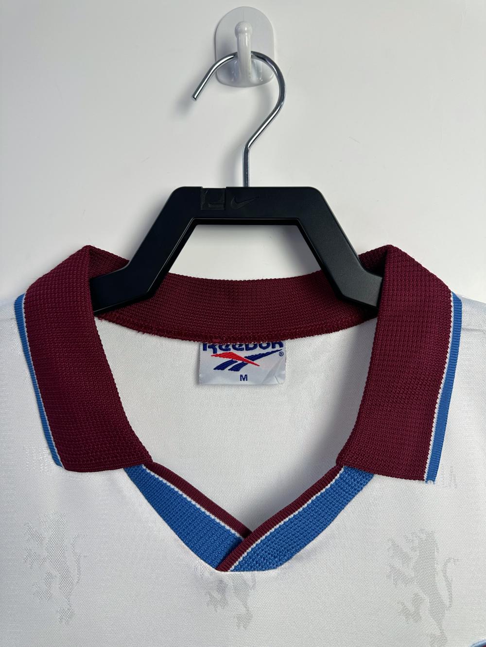 1995-1996 Ретро Aston Villa Гостевая Футбольная футболка Тайское качество 1:1 — изображение 3