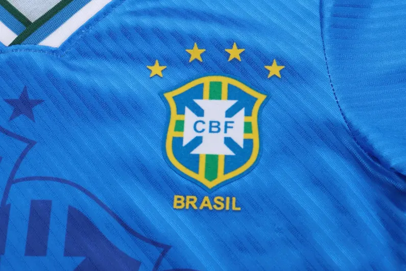 1996 Retro Brazil Away Football Jersey 1:1 Thai Quality Kids Size - Image 3