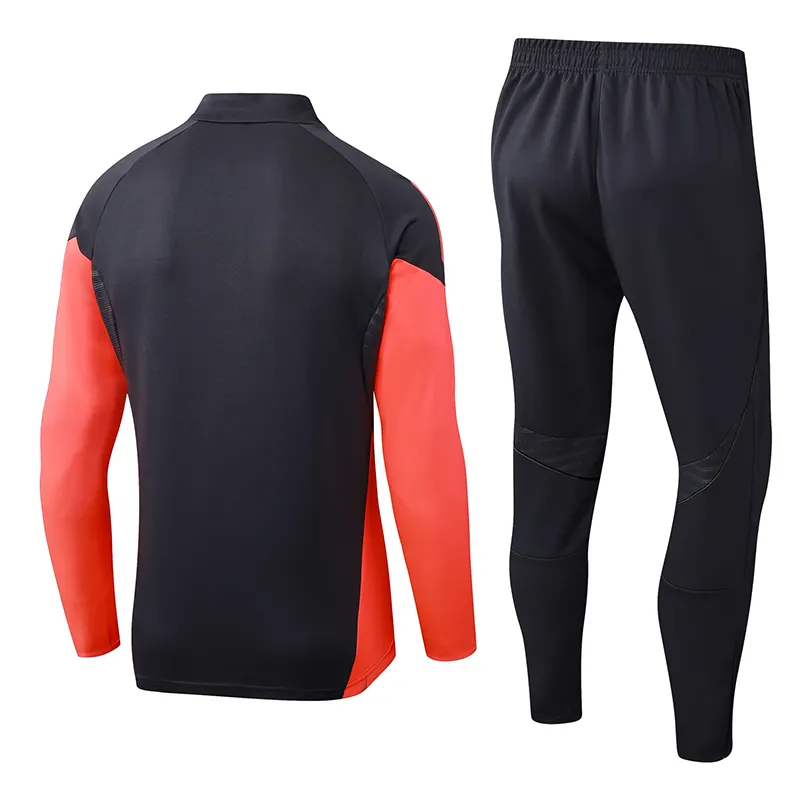 2025/2026 Bayern Munich Half-Pull Training Suit Dark Gray Football Shirt 1:1 Thai Quality Set - Image 2