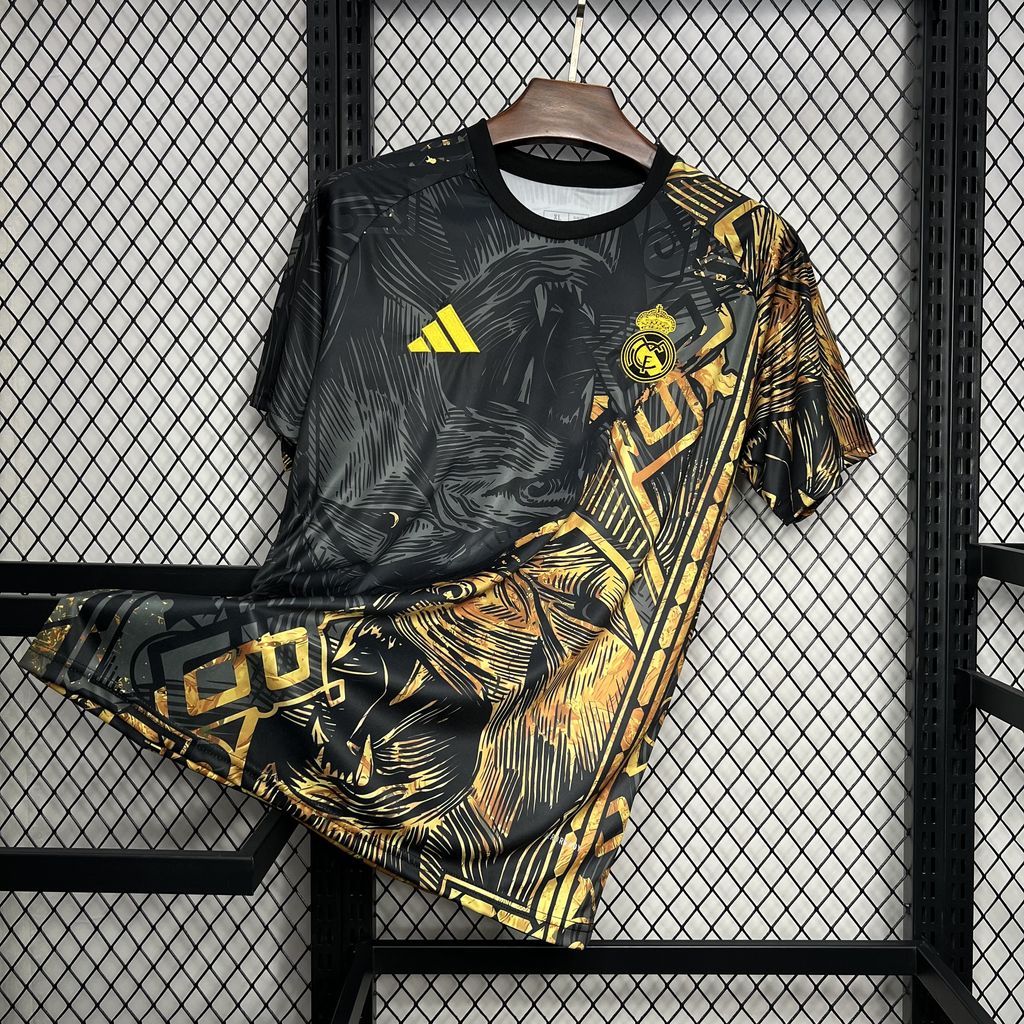 2024/2025 Real Madrid Edizione speciale Nero Maglia Qualità thai 1:1