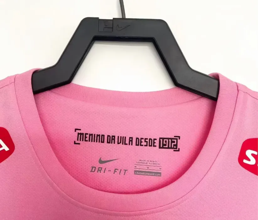 2012 Retro Santos Roze Voetbalshirt 1:1 Thaise kwaliteit - Afbeelding 3