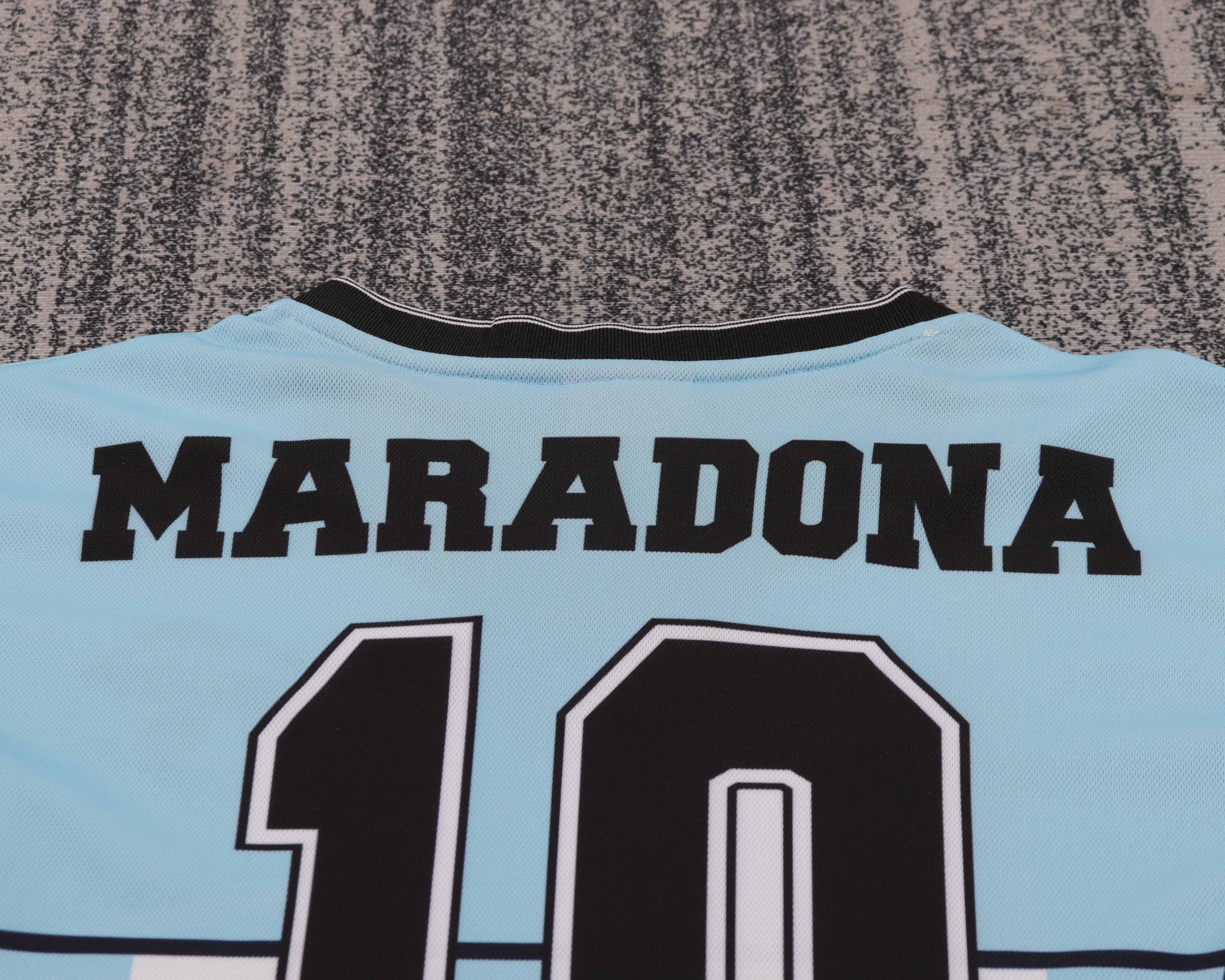 2001 Retro Argentina National Team Maradona Commemorative Edition Jersey 1:1 Thai Quality Kids Size - Image 4