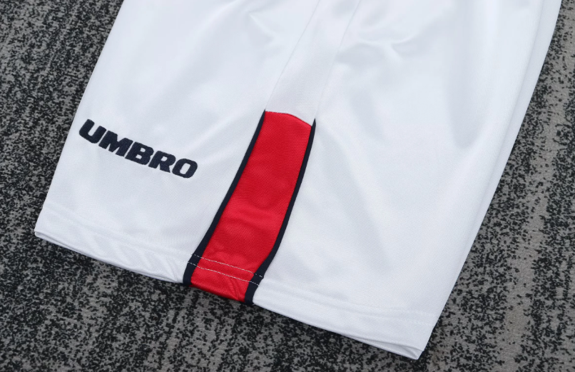 1998 Retrô Inglaterra Fora Camisa de futebol Qualidade tailandesa 1:1 Tamanho infantil - Image 6