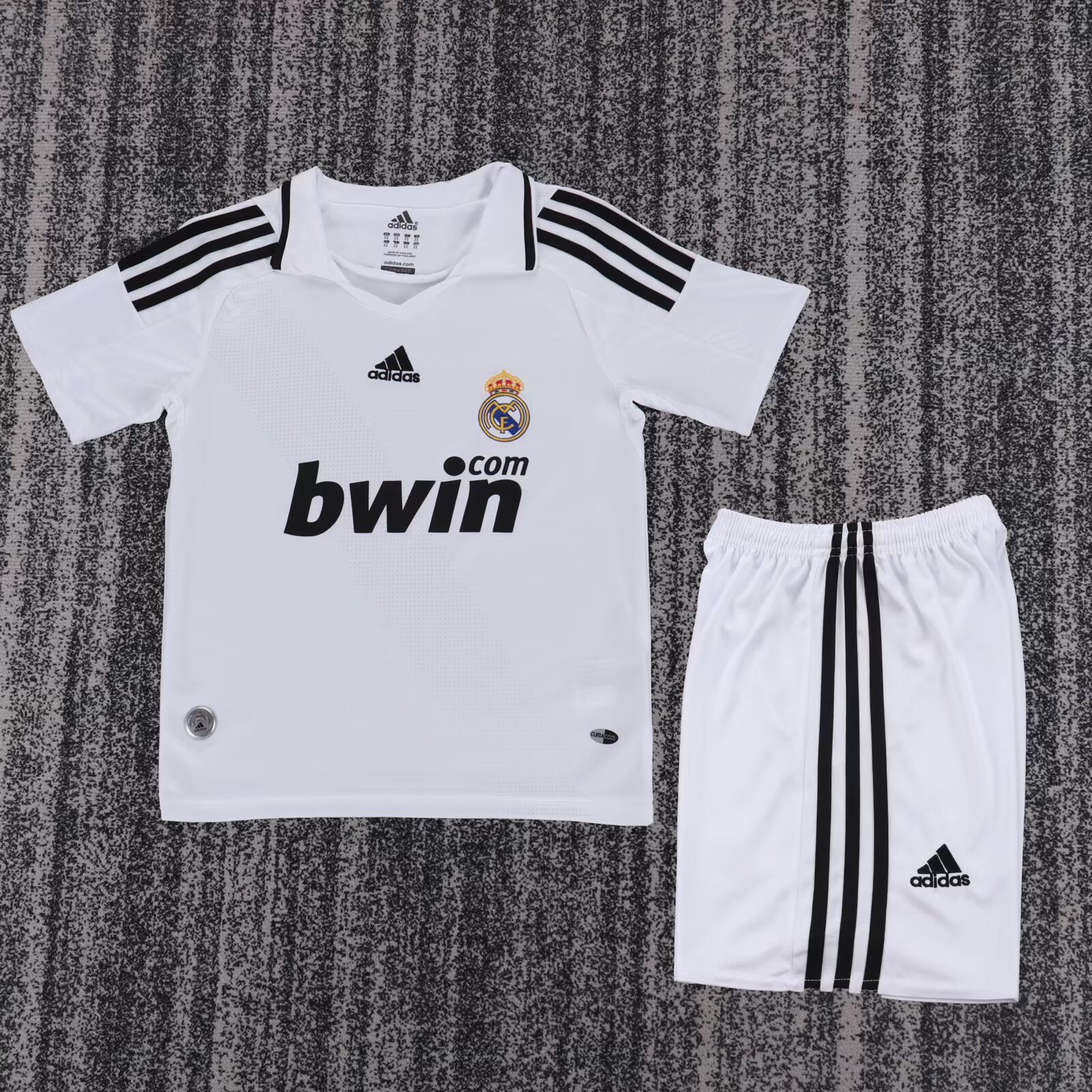2008/2009 Retro Real Madrid Heim Fußballtrikot 1:1 Thai-Qualität Kindergröße
