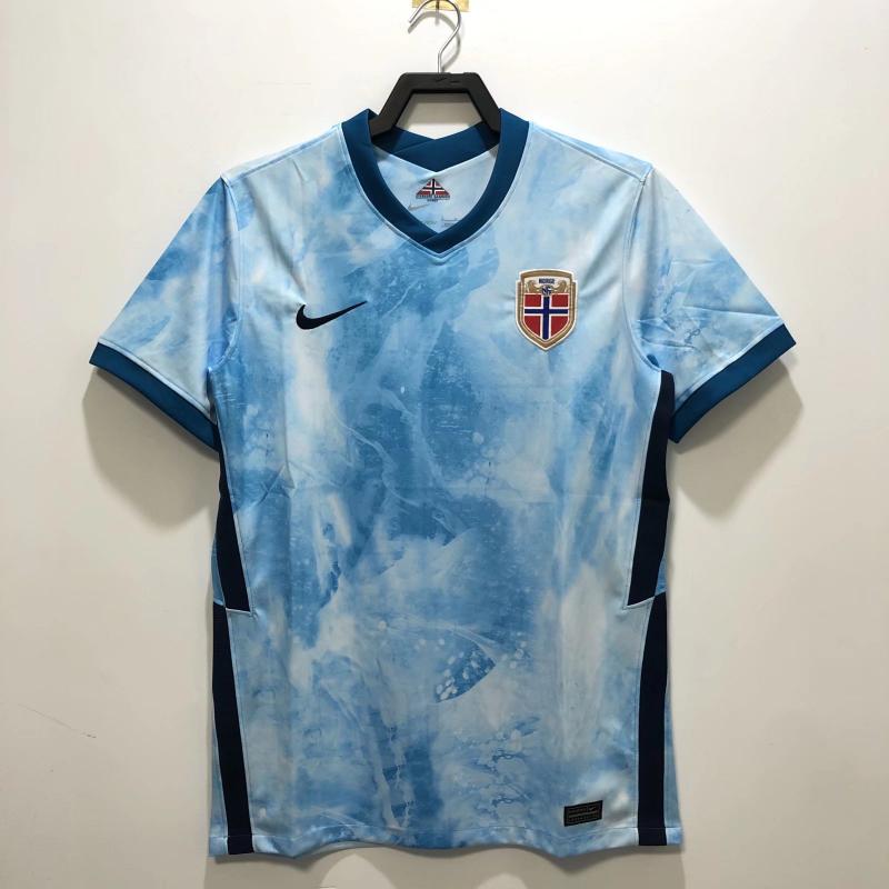 2020-2021 Retro Noruega Selección nacional Visitante Camiseta de fútbol Calidad tailandesa 1:1