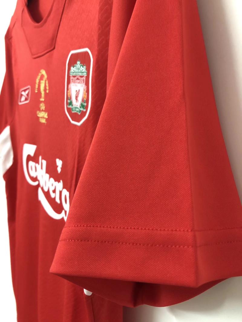 2004/2005 Retrô Liverpool Casa Camisa de futebol Qualidade tailandesa 1:1 - Image 5