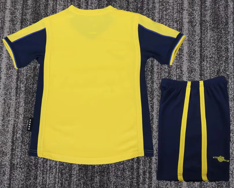 2000/2001 Retro Arsenal Wyjazdowa Koszulka piłkarska Jakość tajska 1:1 Rozmiar dziecięcy - obrazek 2