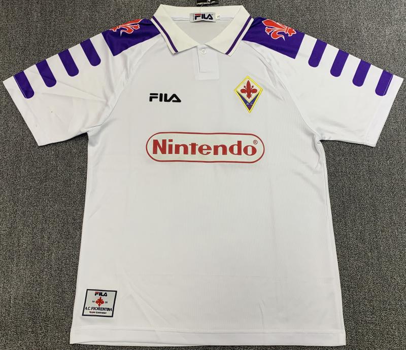 1998/1999 Rétro Fiorentina Extérieur Maillot de football Qualité thaï 1:1