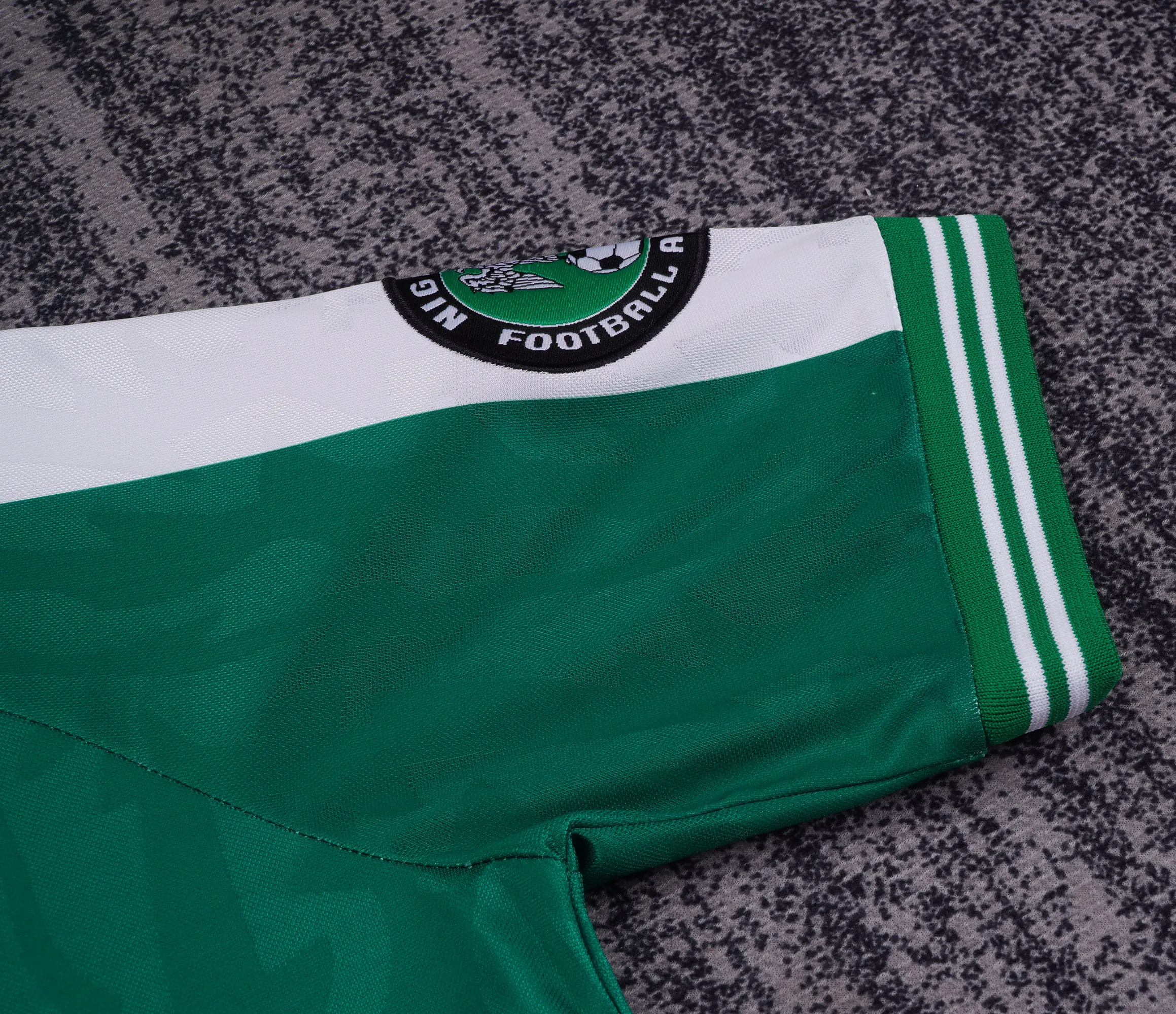 1996 Retro Nigeria Reprezentacja Domowa Koszulka piłkarska Jakość tajska 1:1 Rozmiar dziecięcy - obrazek 7