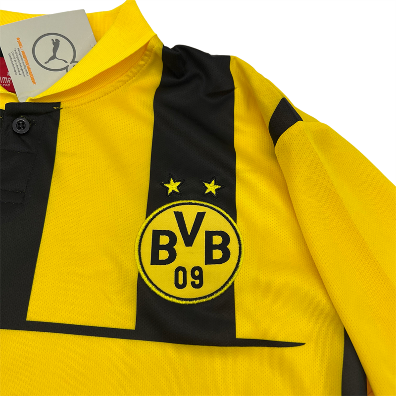 2012/2013 Retro Dortmund Home Football Shirt - Image 6