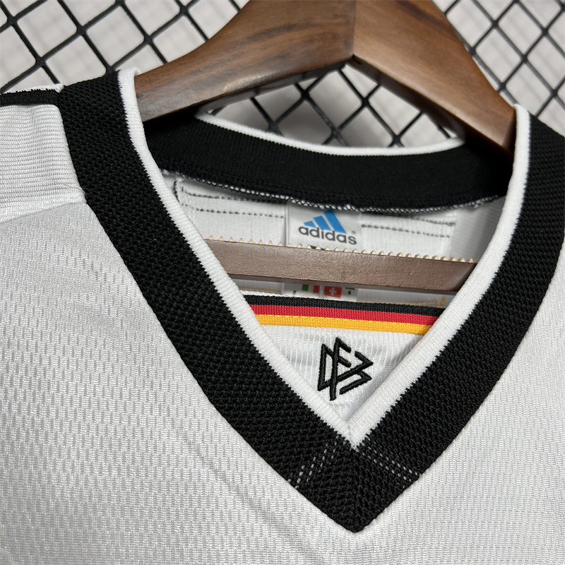 1998 Retro Deutschland Heim Fußballtrikot 1:1 Thai-Qualität – Bild 4