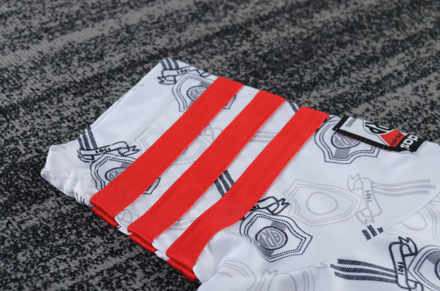 1996/1997 Retrô River Plate Casa Camisa de futebol Qualidade tailandesa 1:1 Tamanho infantil - Image 7