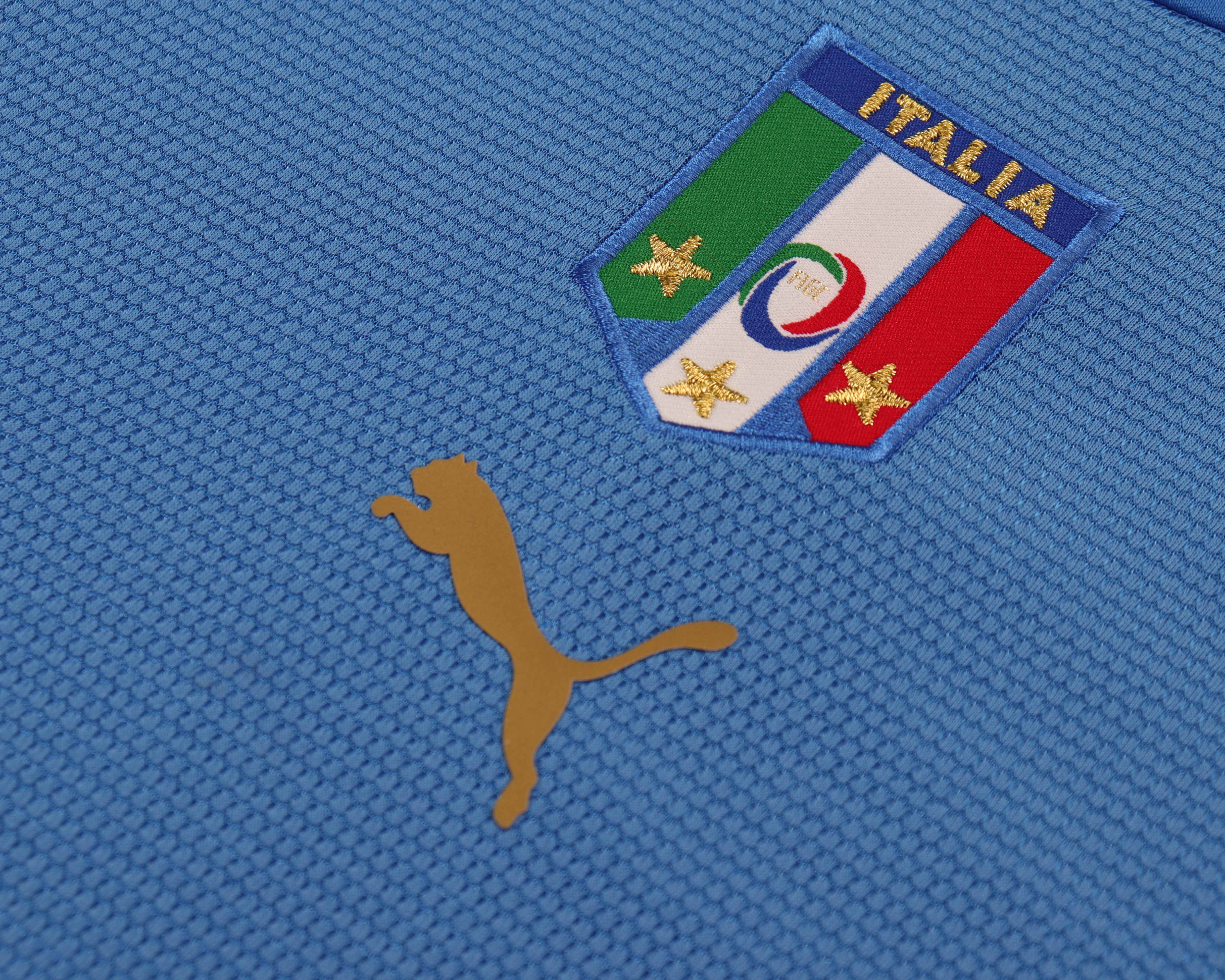2006 Retro Italien Heim Fußballtrikot 1:1 Thai-Qualität Kindergröße – Bild 5