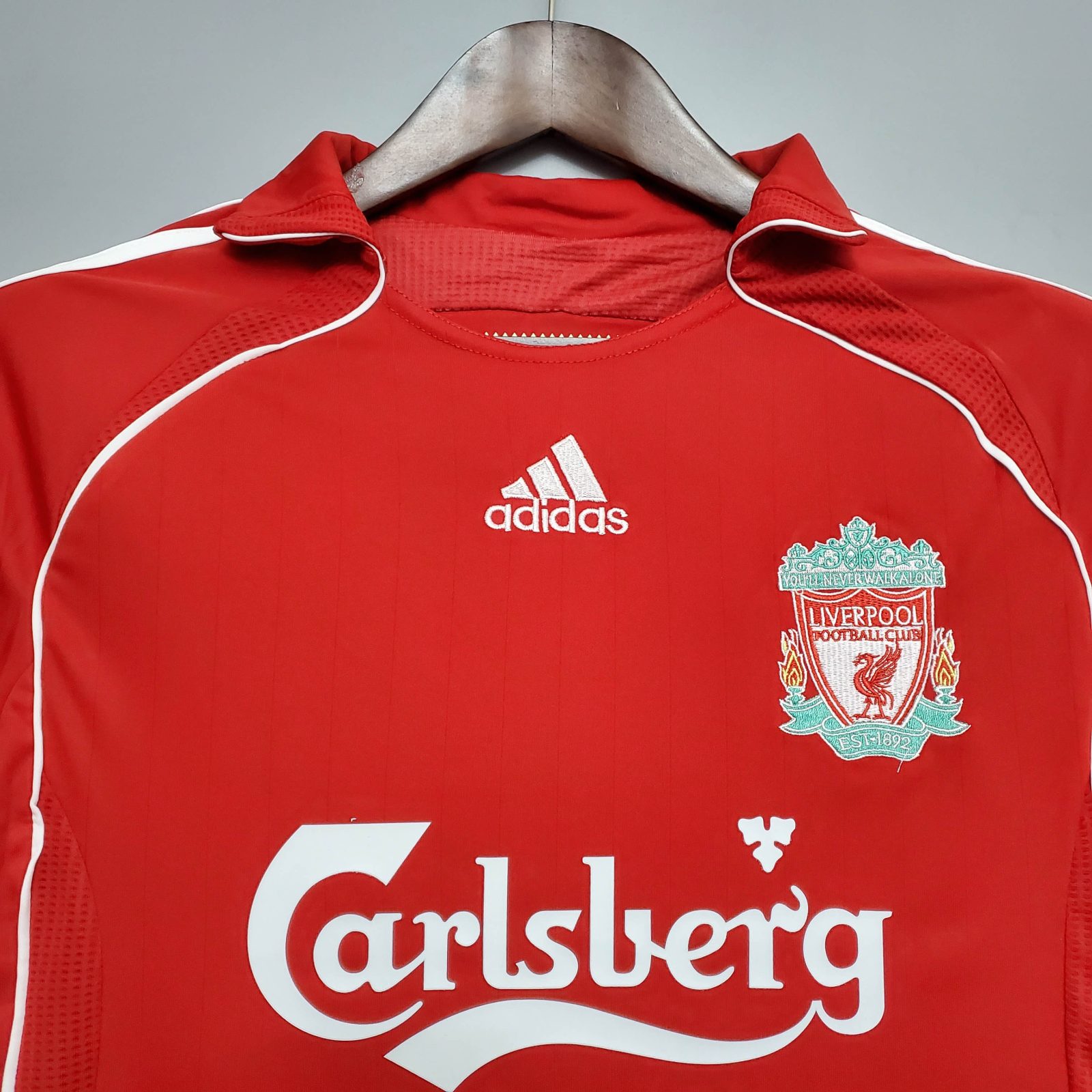 2006/2007 Rétro Liverpool Maillot de football Domicile Qualité thaï 1:1 – Image 4